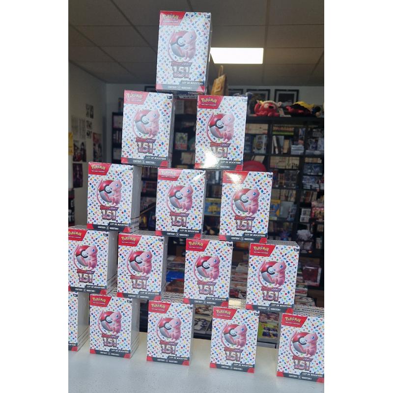 POKÉMON - Bundle 6 boosters 10 cartes - 151 - EV 3.5