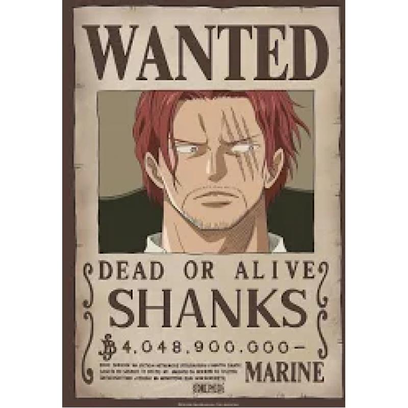 ONE PIECE - Poster Maxi 91,5x61 - Wanted Shanks Wano