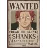 ONE PIECE - Poster Maxi 91,5x61 - Wanted Shanks Wano