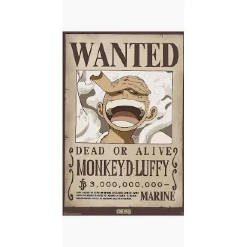 ONE PIECE - Poster Maxi 91,5x61 - Wanted Luffy Wano