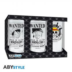 ONE PIECE - Set de 3 verres 