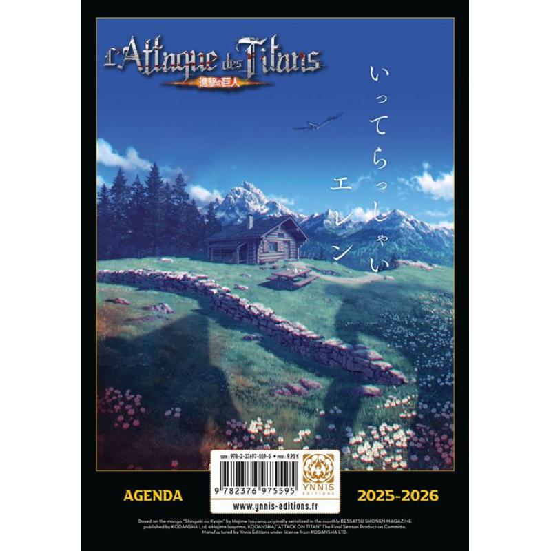 AGENDA - ATTAQUE DES TITANS 2025-2026
