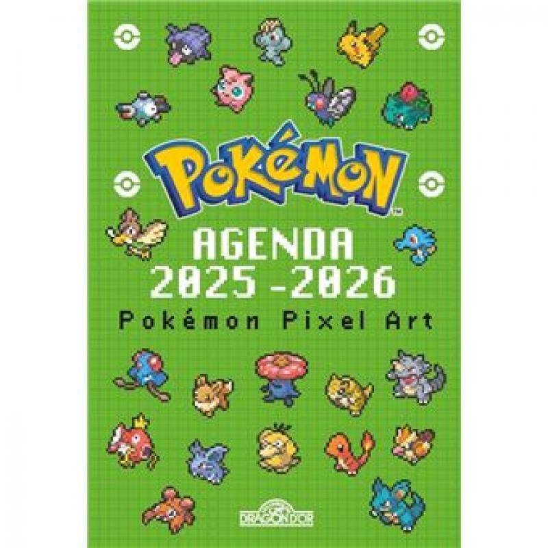 POKEMON PIXEL ART - Agenda 2025 - 2026 