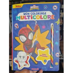 MON COLORIAGE MULTICOLORE - SPIDEY ET SES AMIS EXTRAORDINAIRES