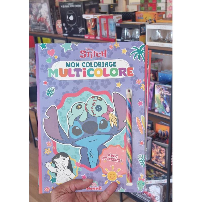 MON COLORIAGE MULTICOLORE - STITCH