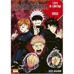 JUJUTSU KAISEN - LIVRE DE COLORIAGE - ROUGE