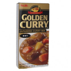 Golden Curry japonais (épicé) S&B 92g