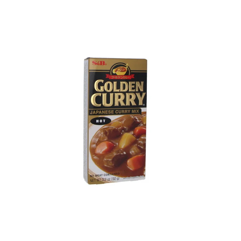 Golden Curry japonais (épicé) S&B 92g