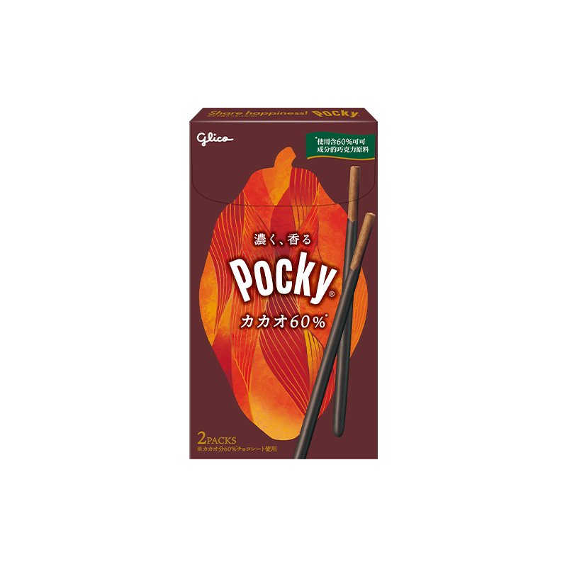 Pocky cacao 60% GLICO 55g