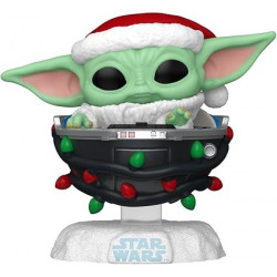 STAR WARS - Figurine POP Bobblehead Holiday Santa - Grogu 746