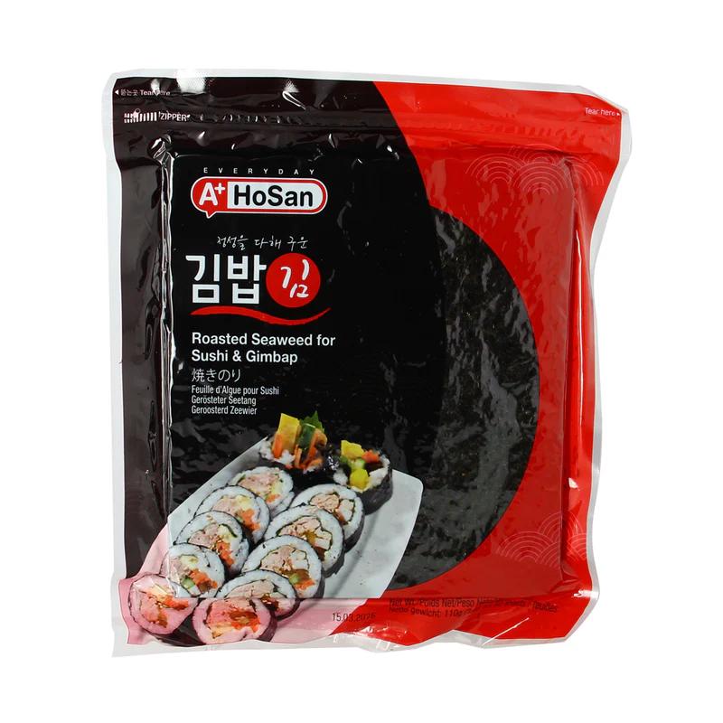 Algue séchée pour sushi 5 feuilles Hosan 11g