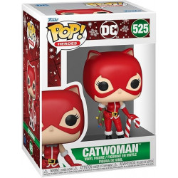 DC COMICS - Figurine POP Holiday - Catwoman 9cm