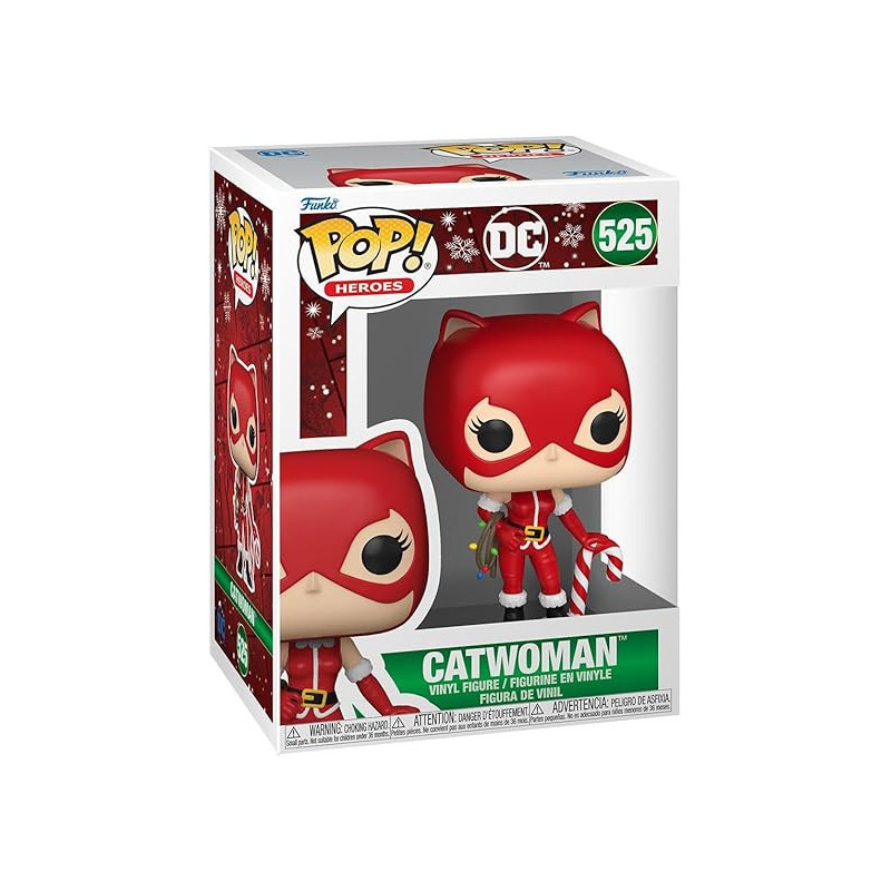 DC COMICS - Figurine POP Holiday - Catwoman 9cm