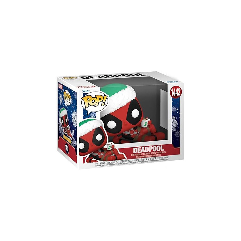 MARVEL - Figurine POP Holiday - Deadpool 1442