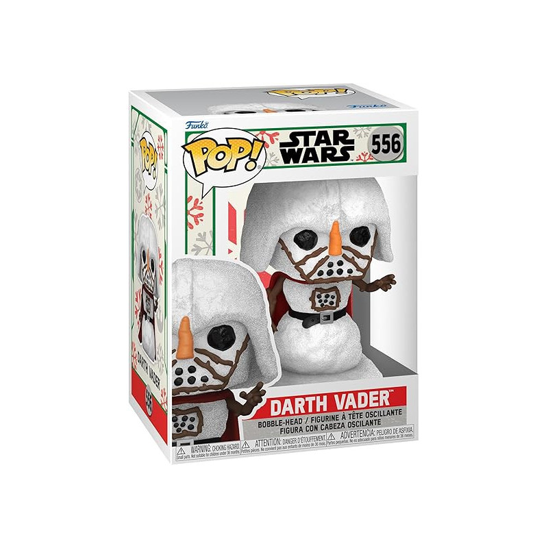 STAR WARS - Figurine POP Holiday Snowman - Dark Vador 556