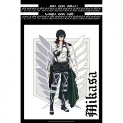 CALENDRIER PORTFOLIO 2026 - ATTAQUE DES TITANS