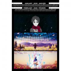CALENDRIER PORTFOLIO 2026 - ATTAQUE DES TITANS