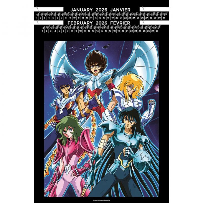 CALENDRIER PORTFOLIO 2026 - SAINT SEIYA