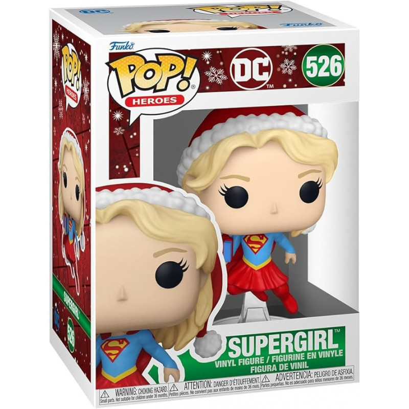 DC COMICS - Figurine POP Holiday - Supergirl 526
