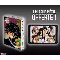 DEMON SLAYER - Édition Pilier - Tome 01 + plaque métal offerte