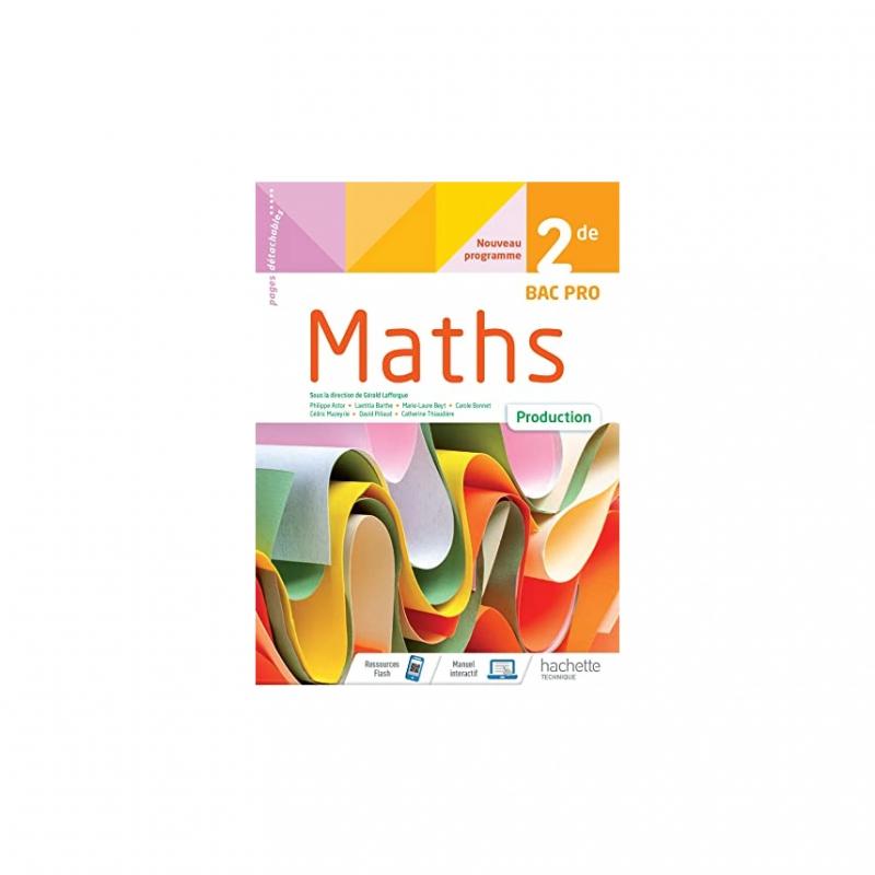 MATHEMATIQUES 2DE BAC PRO - cahier de l'élève - Éd 2020