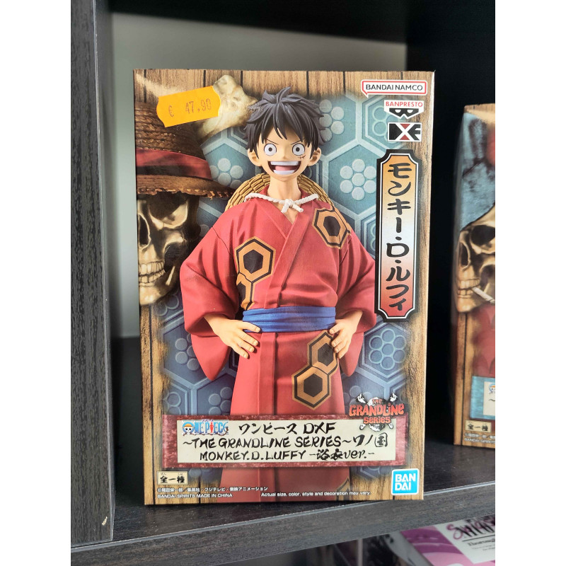 ONE PIECE - Figurine DXF Grandline series - Wanokuni Luffy Yukata 16cm