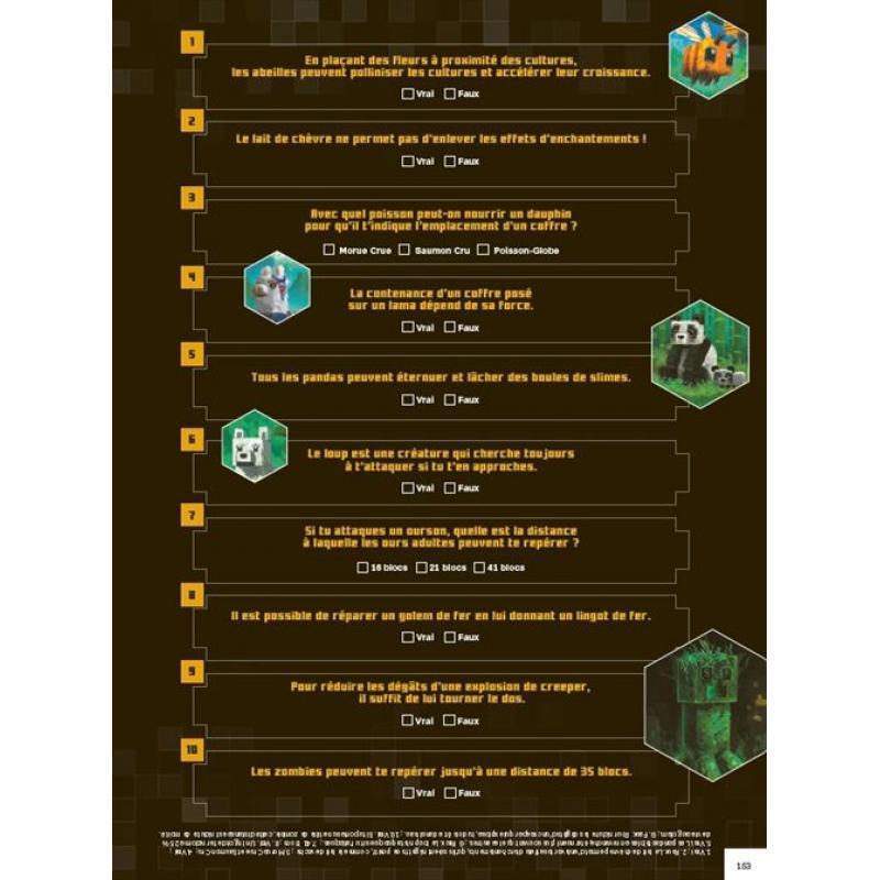 ENCYCLOPEDIE DES MONSTRES MINECRAFT 