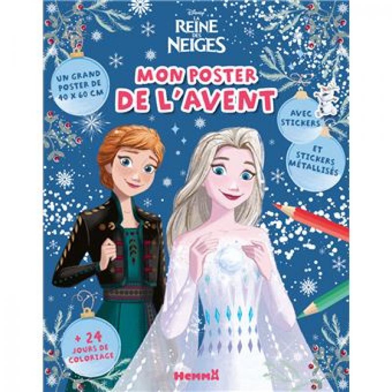 DISNEY - LA REINE DES NEIGES - MON POSTER DE L'AVENT 