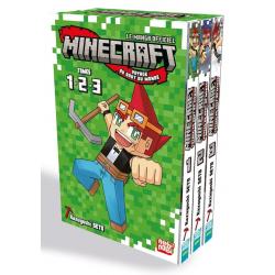 COFFRET MINECRAFT - VOYAGE AU BOUT DU MONDE - Tome 01 à 03