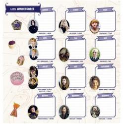 HARRY POTTER - Frigobloc mensuel 2026 (jan. 26 - déc. 26) 