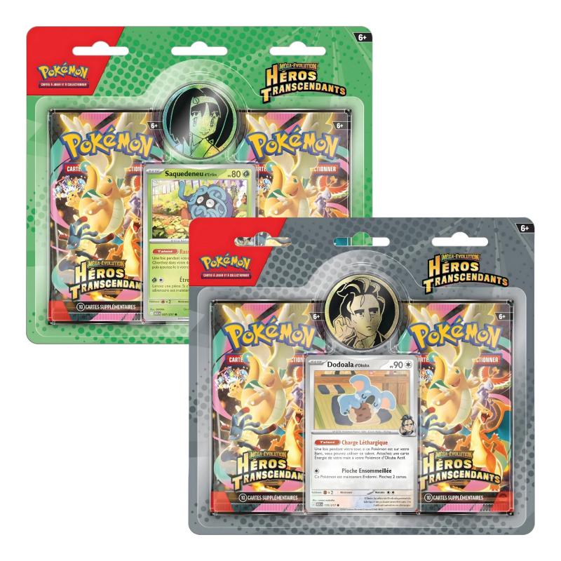 POKÉMON - DuoPack 2 Boosters - ME2.5 Héros Transcendants - Okuba / Erika