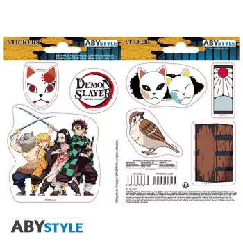 DEMON SLAYER - Stickers 16x11cm / 2 planches - Slayers