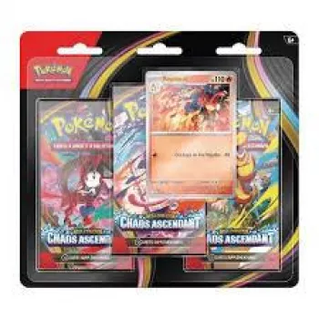POKÉMON - Tripack 3 Boosters - ME04 - CHAOS ASCENDANT