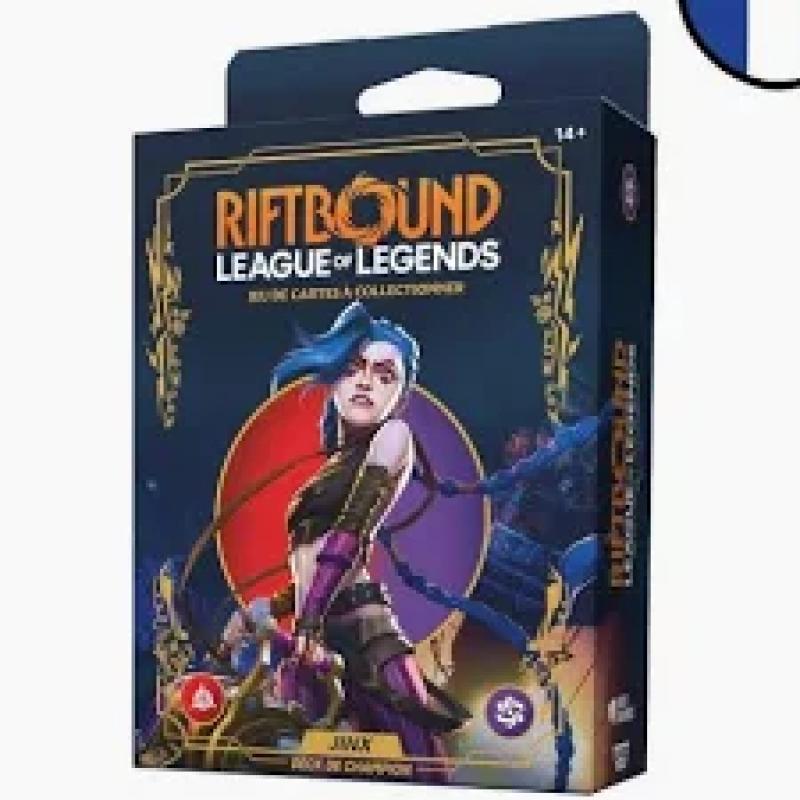 RIFTBOUND - LEAGUE OF LEGENDS - ORIGINES - JINX - DECK DE CHAMPION
