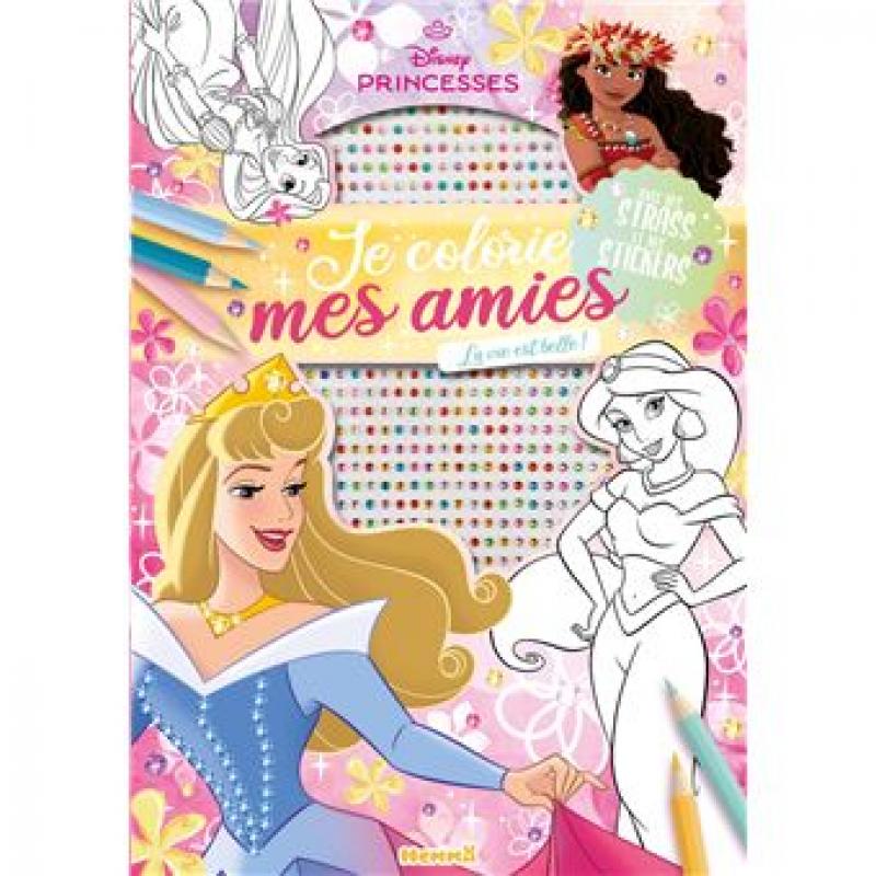 DISNEY PRINCESSES - JE COLORIE
