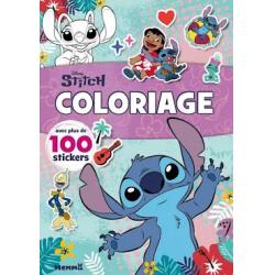 STITCH - COLORIAGES +100 STICKERS